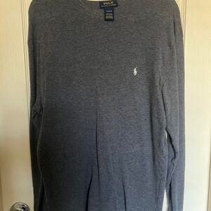 Ralph Lauren grey long sleeve shirt Size XL
